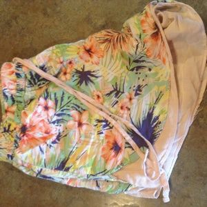 tropical, colorful shorts